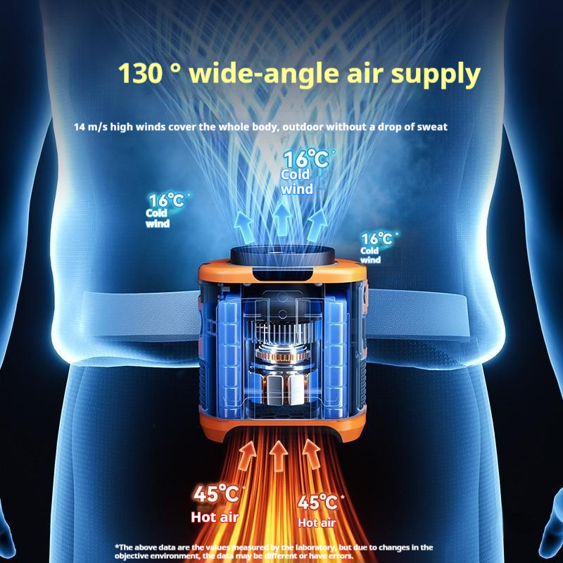Portable Waist Hanging Cooling Fan