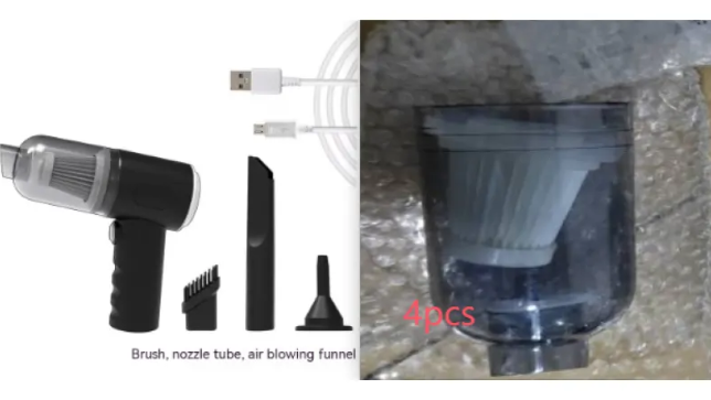Portable Rechargeable Vacuum Cleaner
